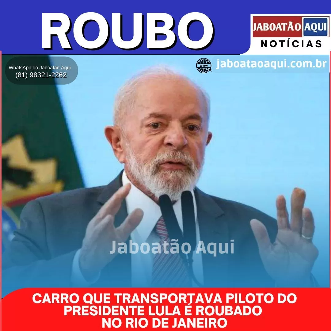 Carro Que Transportava Piloto Do Presidente Lula Roubado No Rio De