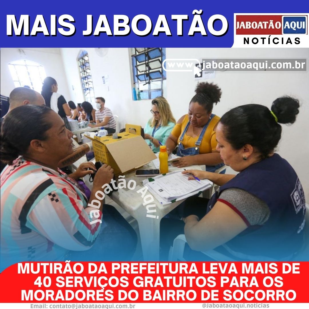 Mutir O Da Prefeitura Leva Mais De Servi Os Gratuitos Para Os