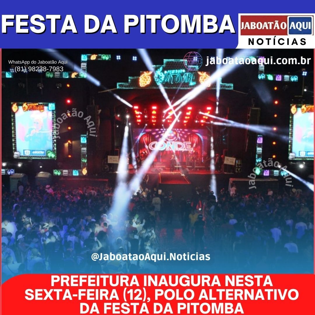 Prefeitura Inaugura Nesta Sexta Feira Polo Alternativo Da Festa